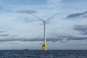 A Lone Wind Turbine.